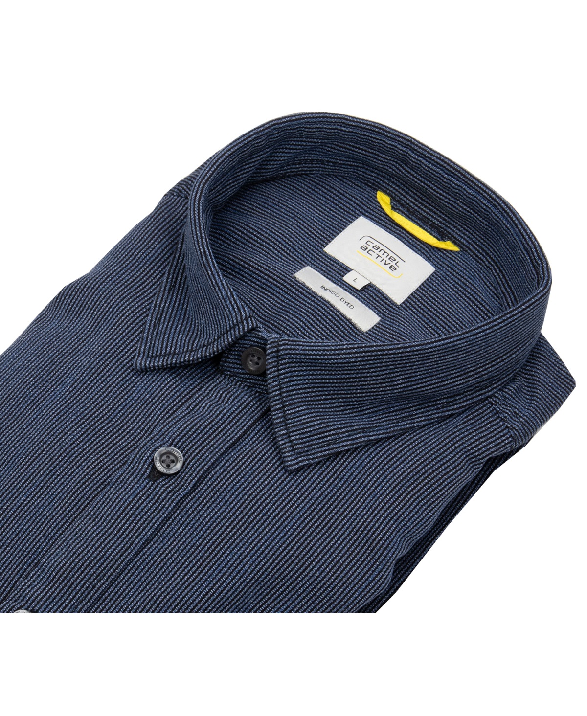 Camel Active Hemd - Regular Fit - feine Streifen - blau / dunkelblau - ohne OVP