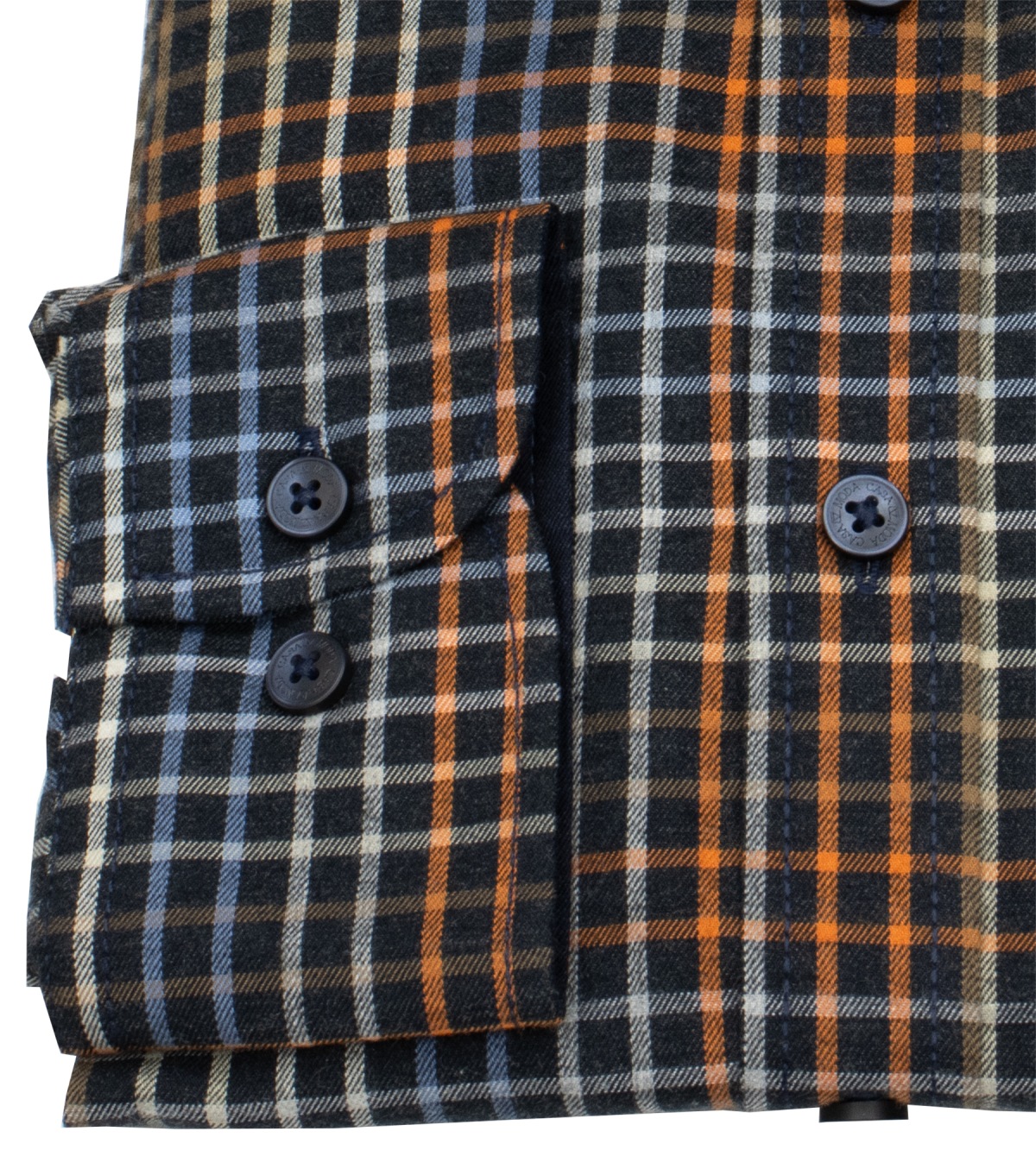 Casa Moda Hemd - Casual Fit - Button Down - kariert - mehrfarbig - extra langer 72cm Arm - ohne OVP
