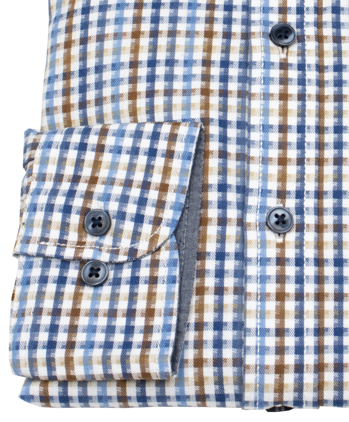 Casa Moda Hemd - Casual Fit - Kentkragen - kariert - extra langer 72cm Arm - ohne OVP