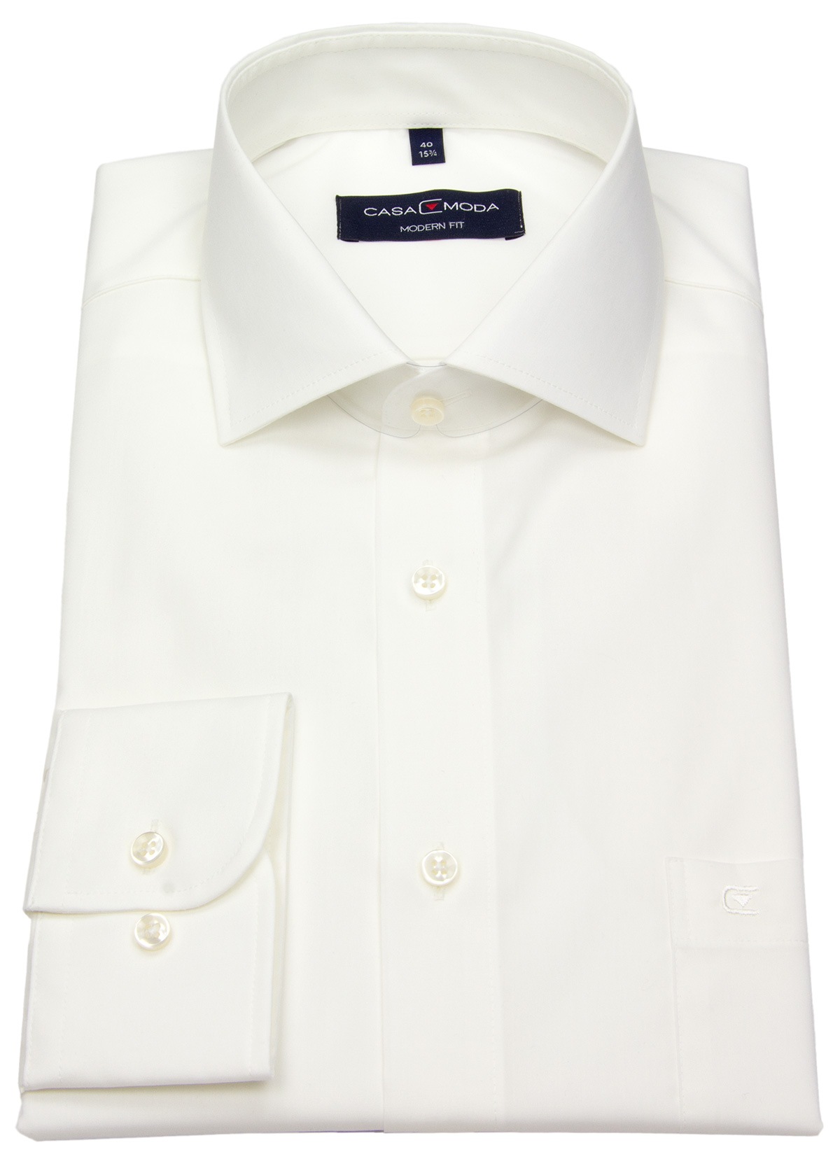 Casa Moda Hemd - Modern Fit - Kentkragen - helles beige - ohne OVP