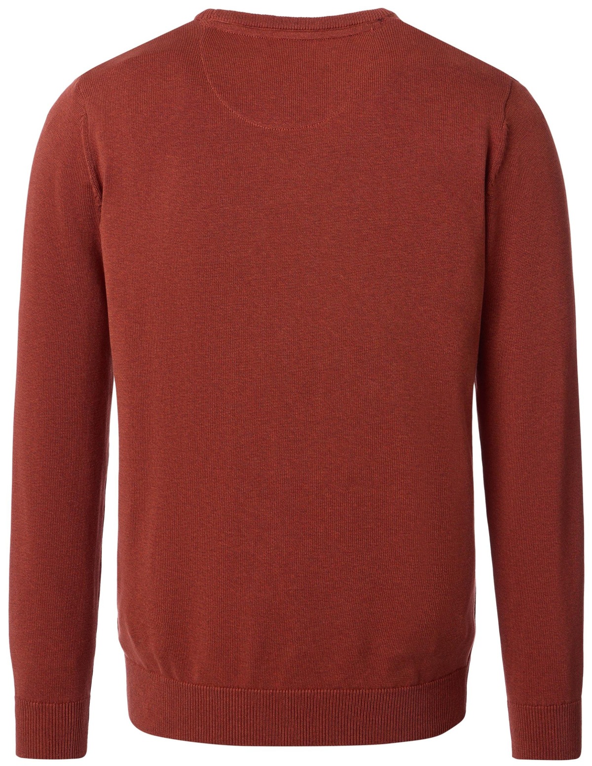 Casa Moda Pullover - Rundhals Ausschnitt - rotorange