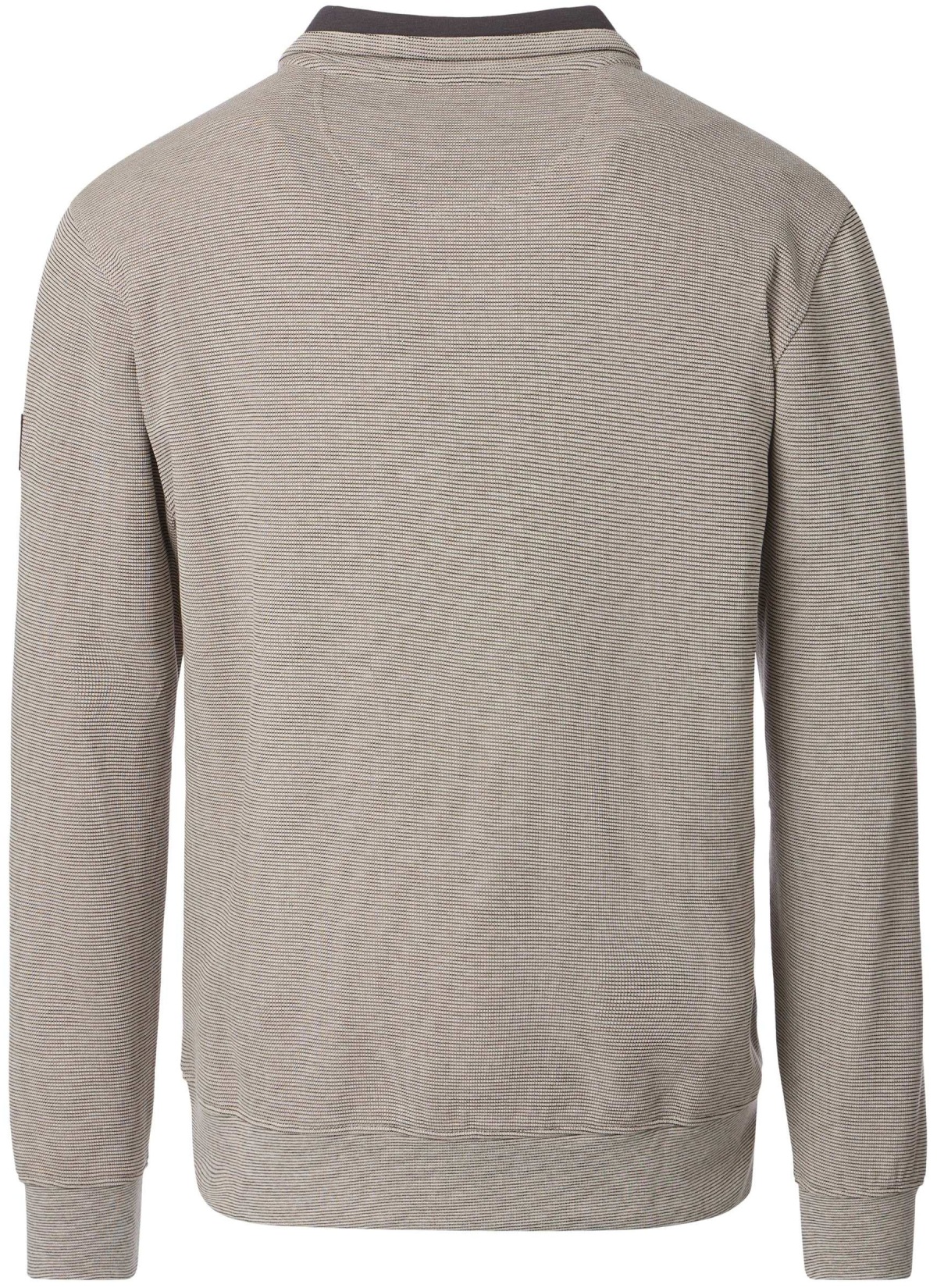 Casa Moda Sweatshirt Pullover - Troyerkragen - Struktur - beige