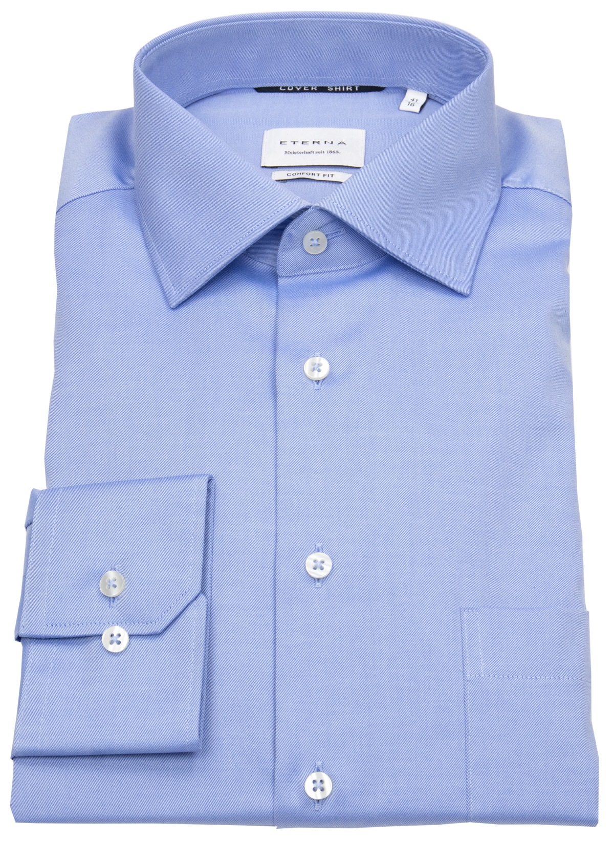 Eterna Hemd - Comfort Fit - Cover Shirt - extra blickdicht - blau - ohne OVP