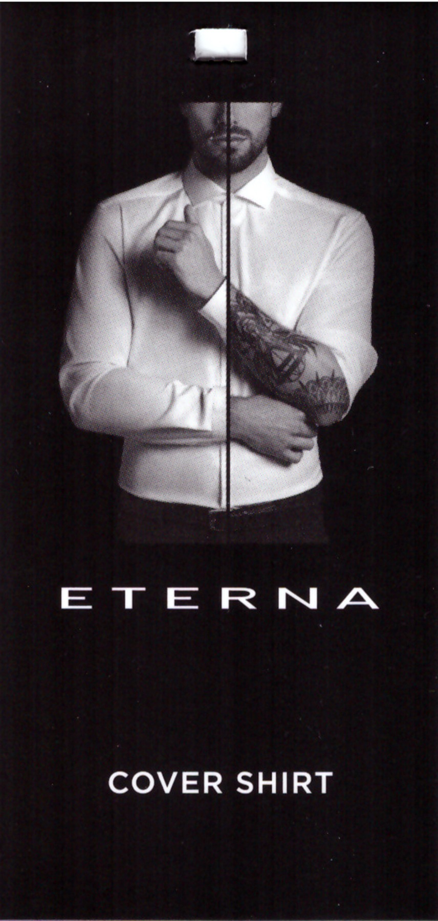 Eterna Hemd - Modern Fit - Cover Shirt blickdicht - weiß - extra kurzer Arm 59cm - ohne OVP