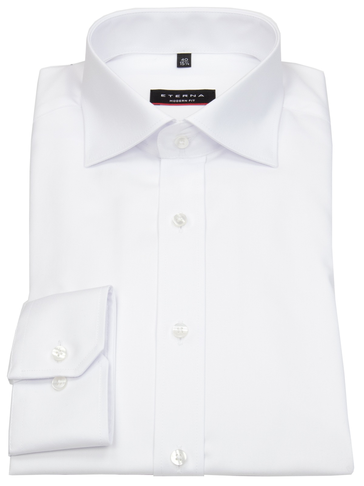 Eterna Hemd - Modern Fit - Cover Shirt blickdicht - weiß - extra kurzer Arm 59cm - ohne OVP