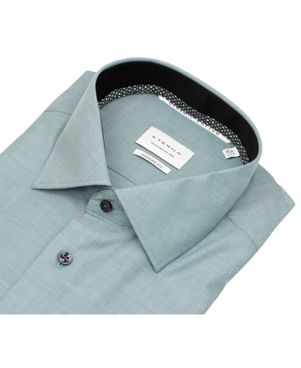 Eterna Hemd - Modern Fit - Dynamic Cotton - grün