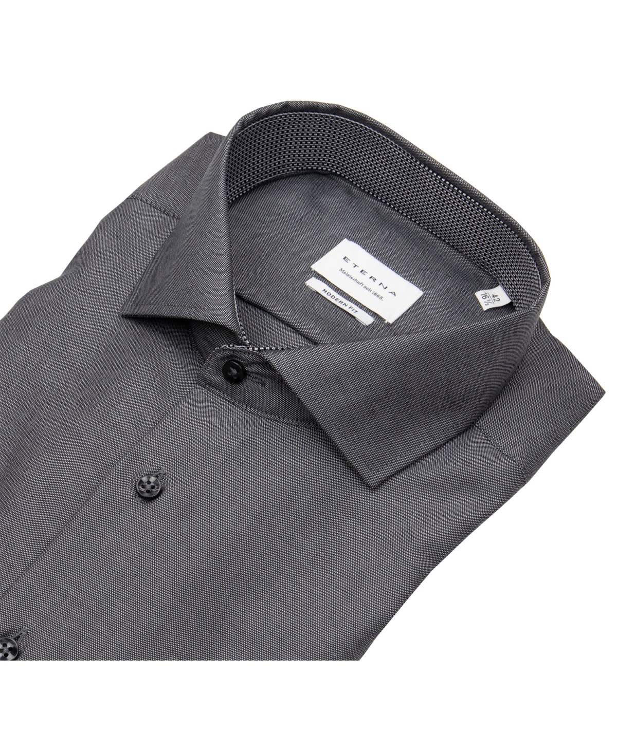 Eterna Hemd - Modern Fit - Haikragen - dunkelgrau - ohne OVP