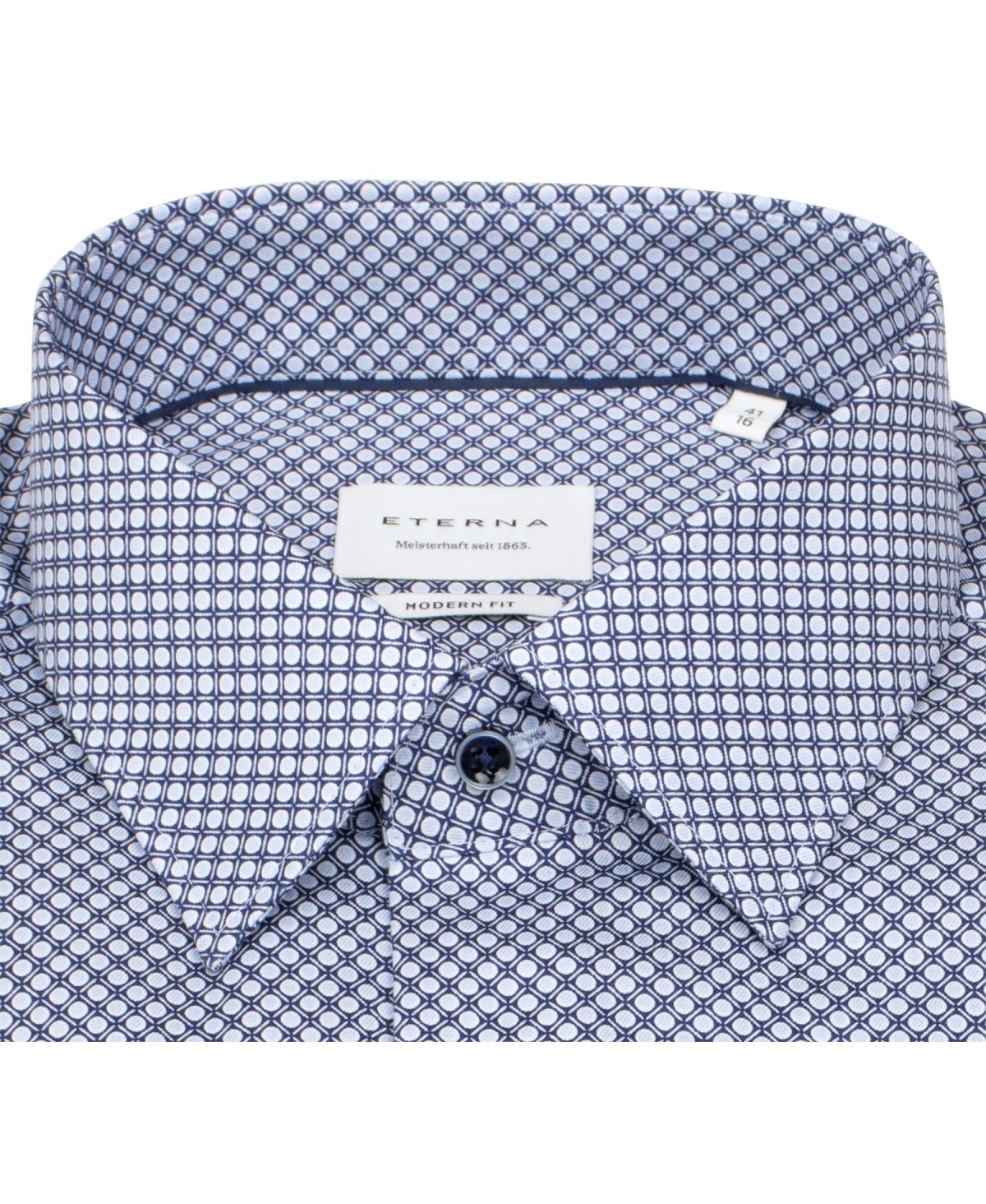 Eterna Hemd - Modern Fit - Kentkragen - dunkelblau / hellblau - ohne OVP