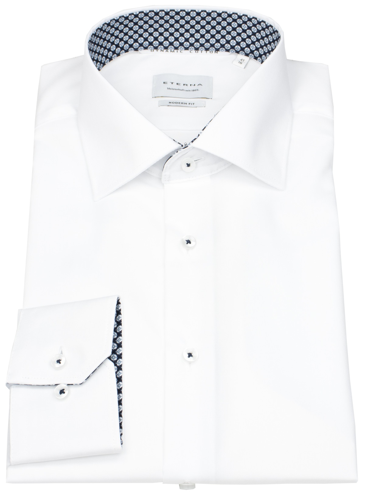 Eterna Hemd - Modern Fit - Kentkragen - Dynamic Cotton - weiß - ohne OVP