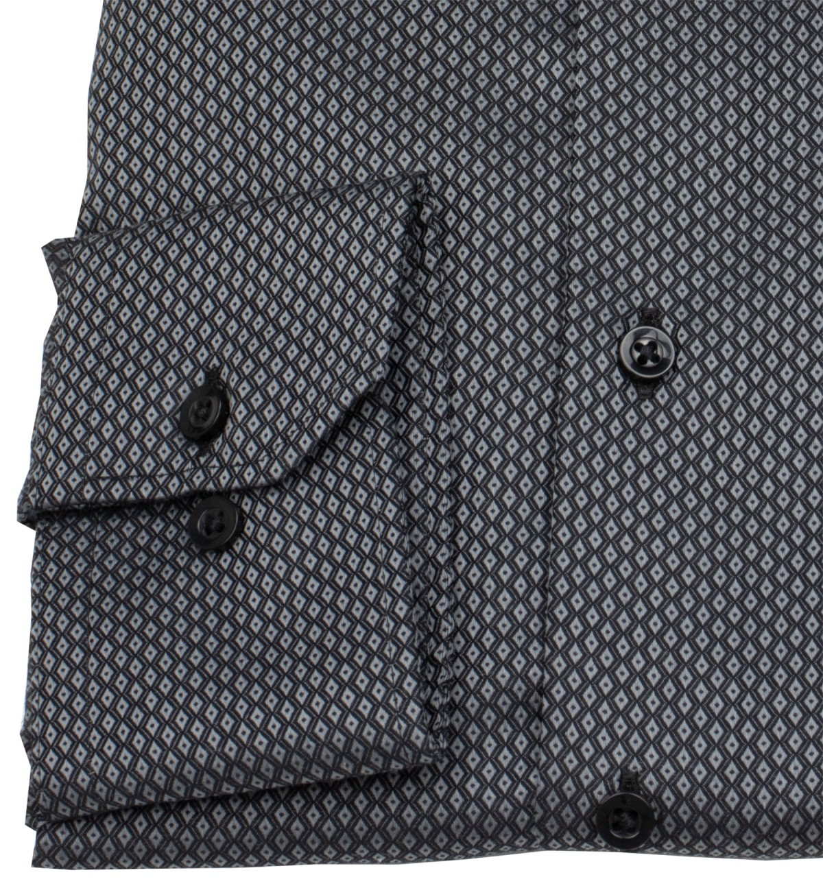 Eterna Hemd - Modern Fit - Print - schwarz / grau - ohne OVP
