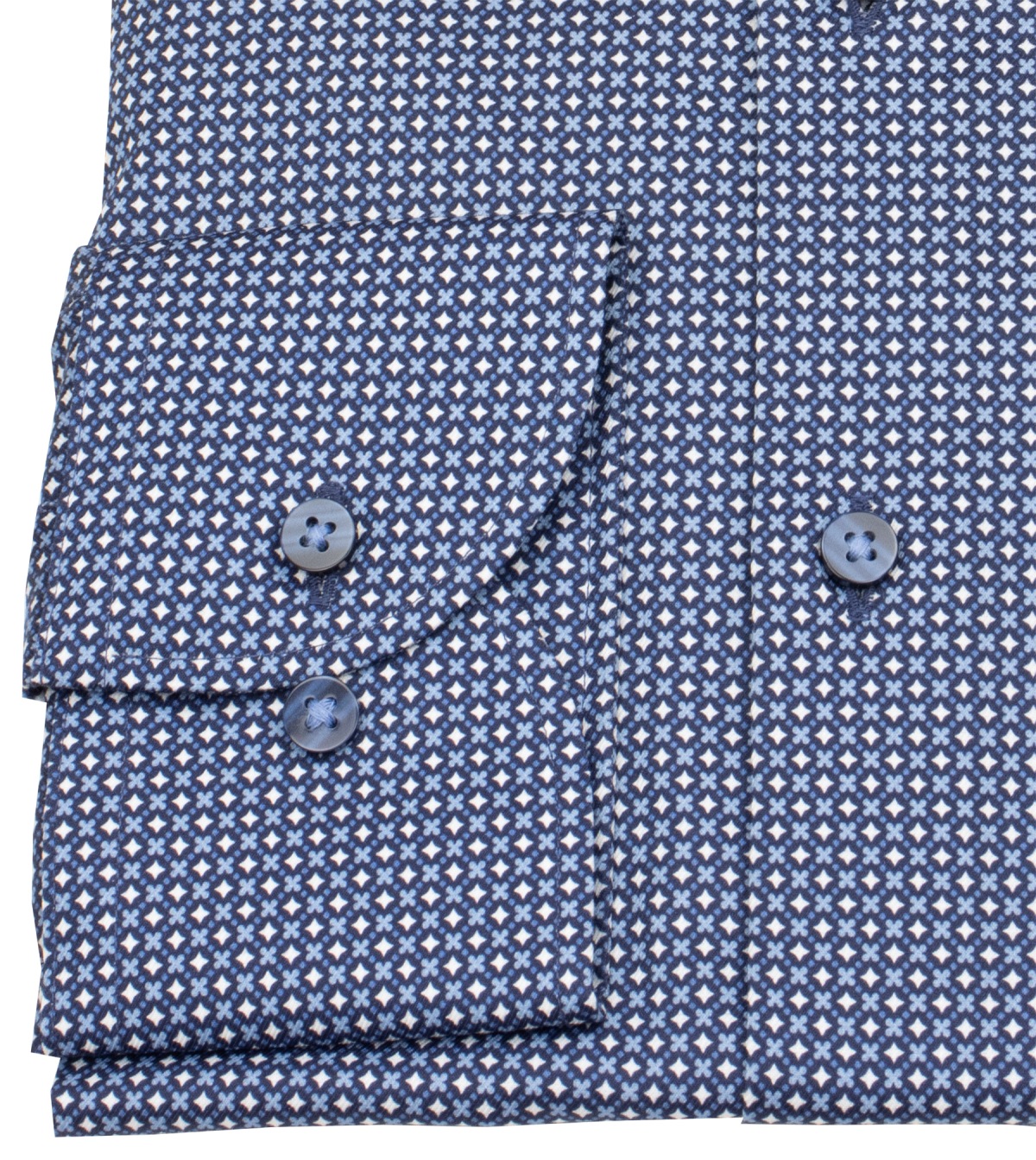 Eterna Hemd - Slim Fit - Kentkragen - Dynamic Cotton - dunkelblau / hellblau / weiß - ohne OVP