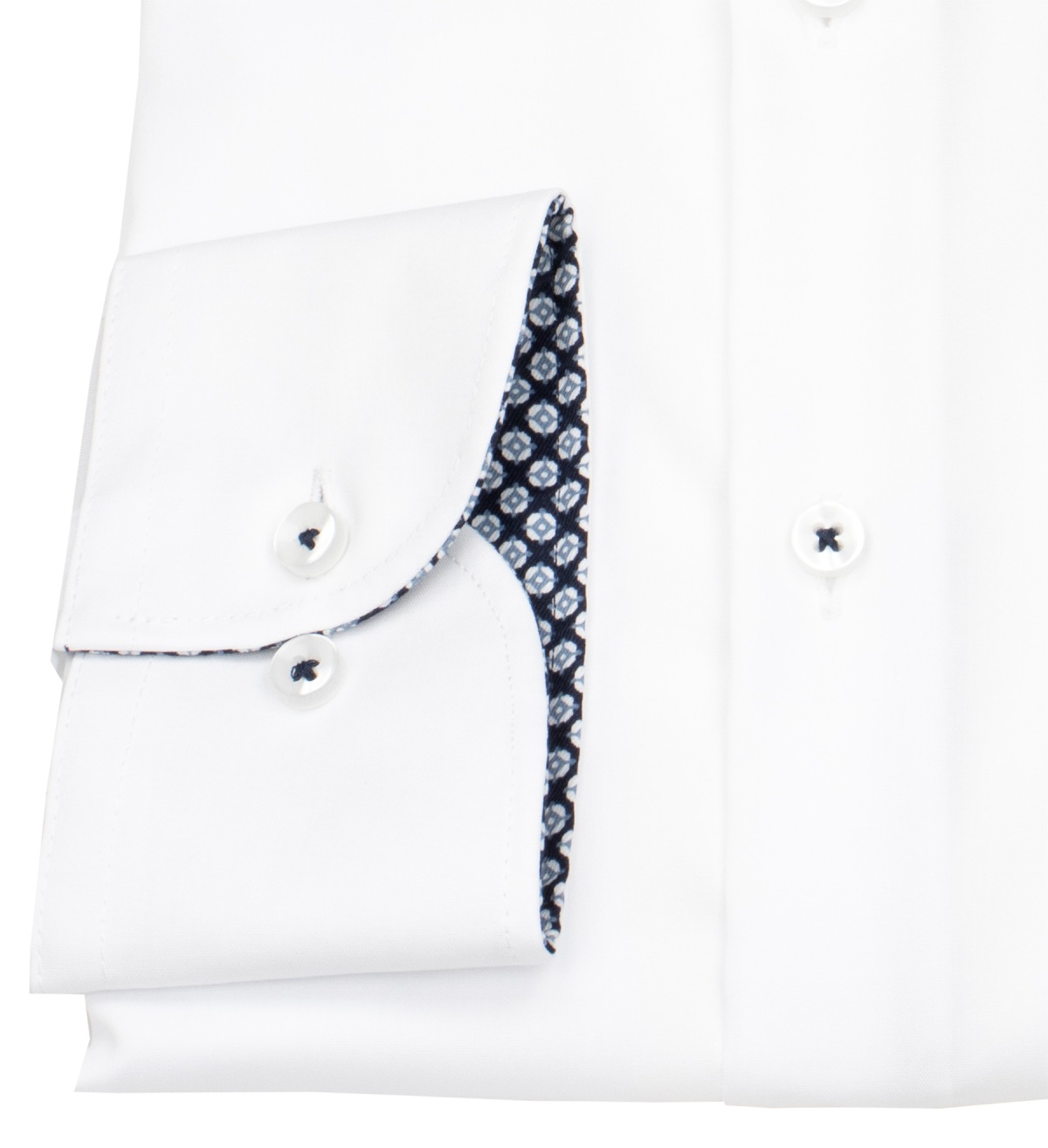 Eterna Hemd - Slim Fit - Kentkragen - Dynamic Cotton - weiß - extra langer 70cm Arm - ohne OVP