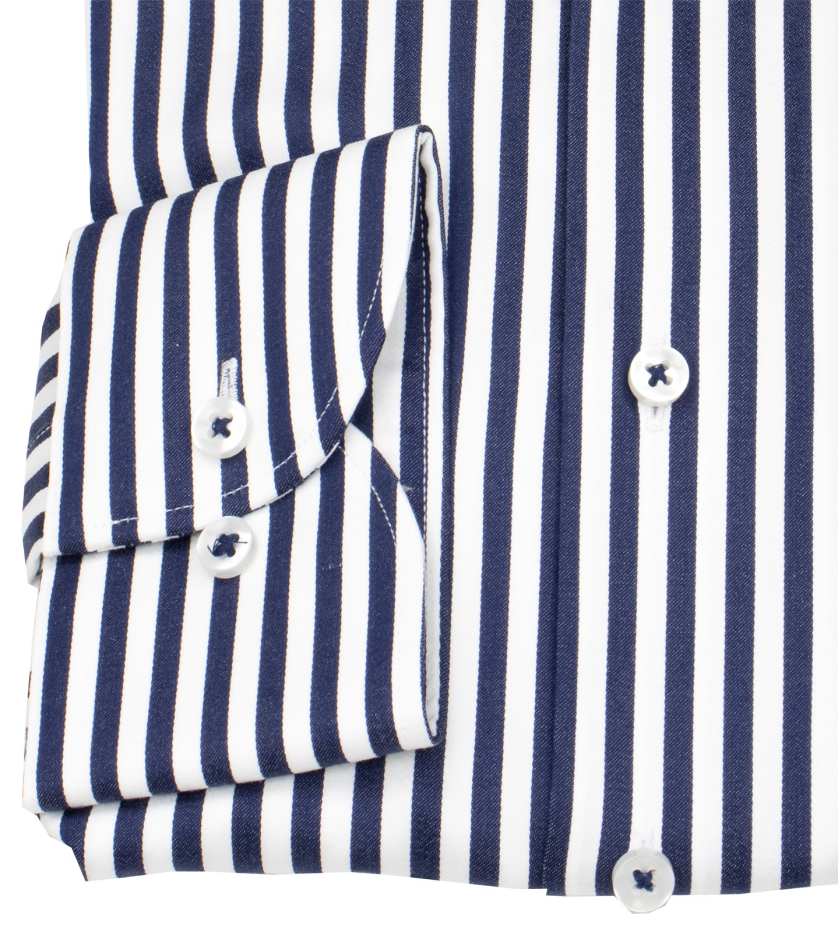 Eterna Hemd - Slim Fit - Streifen - dunkelblau / weiß - ohne OVP