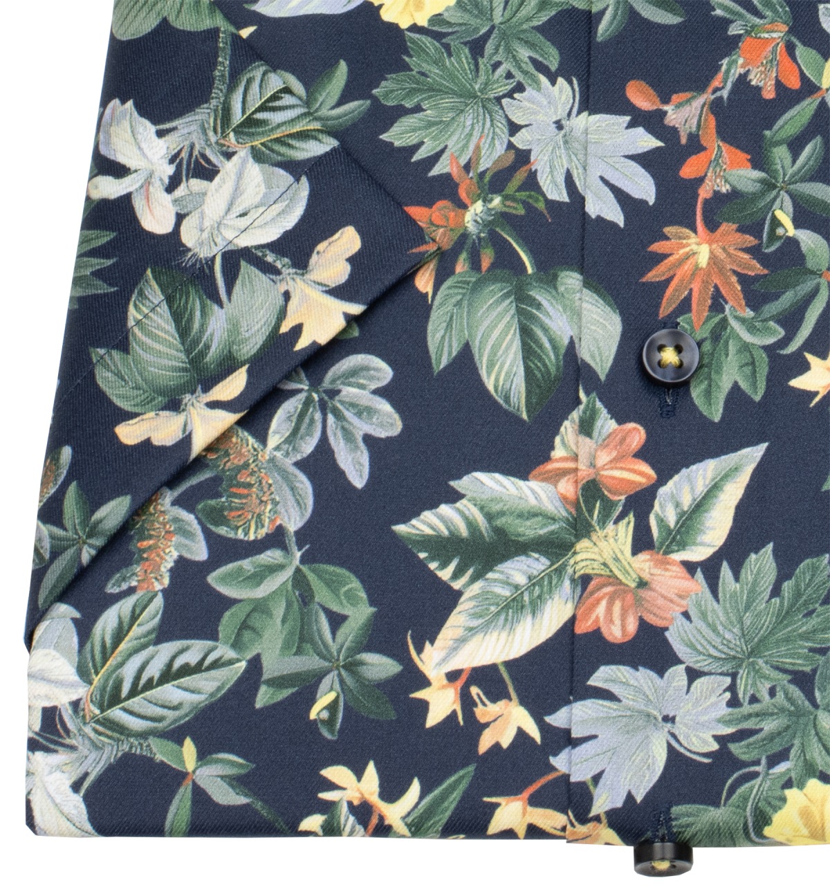 Eterna Kurzarmhemd - Modern Fit - florales Muster - mehrfarbig - ohne OVP