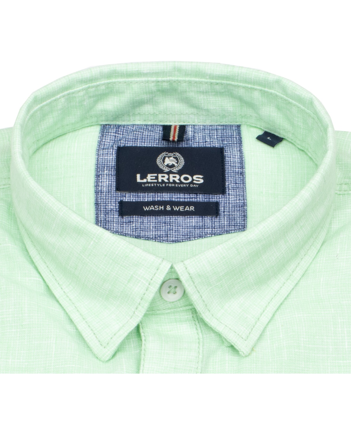 Lerros Kurzarmhemd - Regular Fit - Under Button Down - hellgrün - ohne OVP