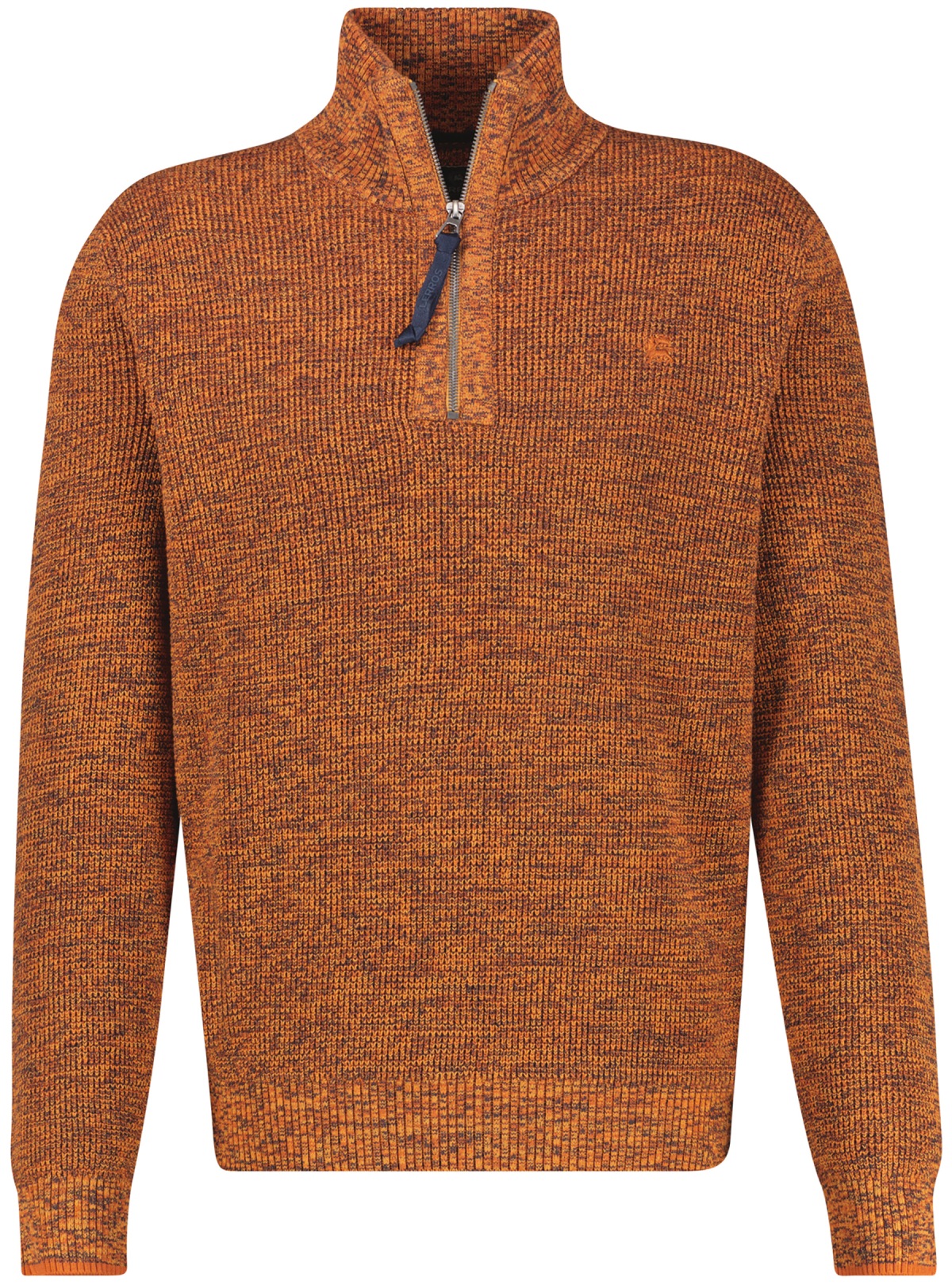 Lerros Pullover - Regular Fit - Strick - Troyerkragen - rot