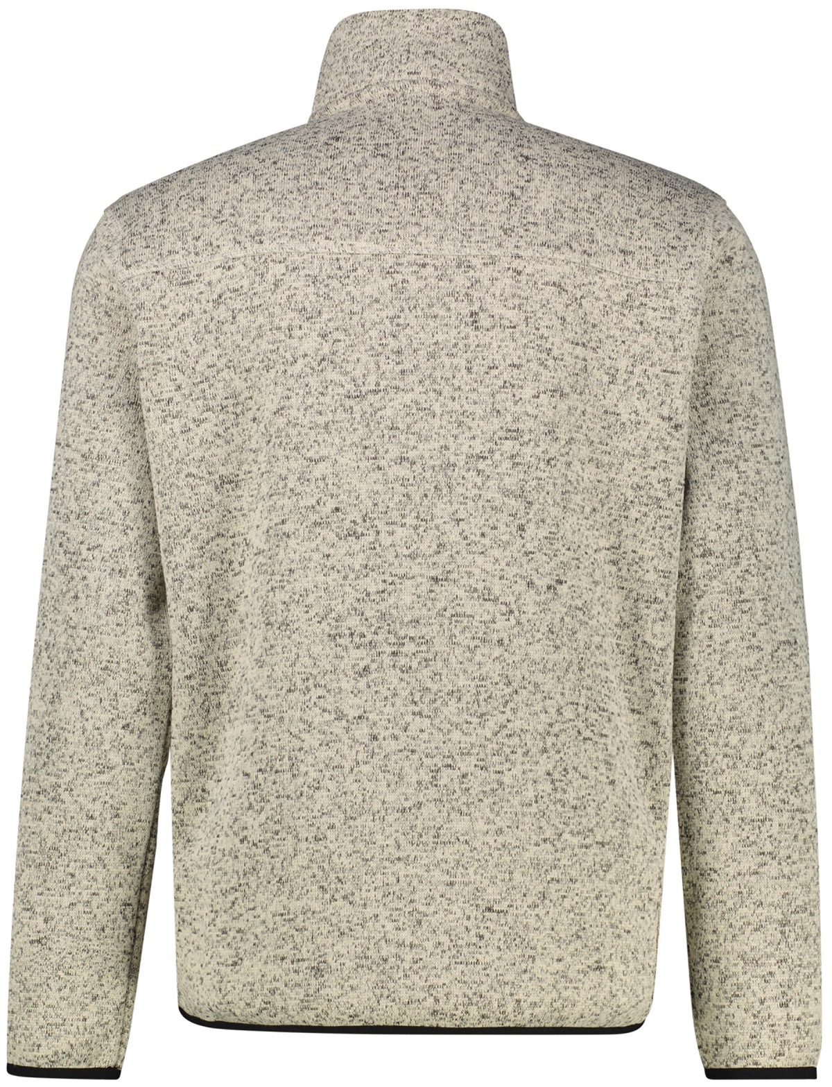 Lerros Sweatjacke - Regular Fit - Fleece - Reissverschluss - gedecktes weiß