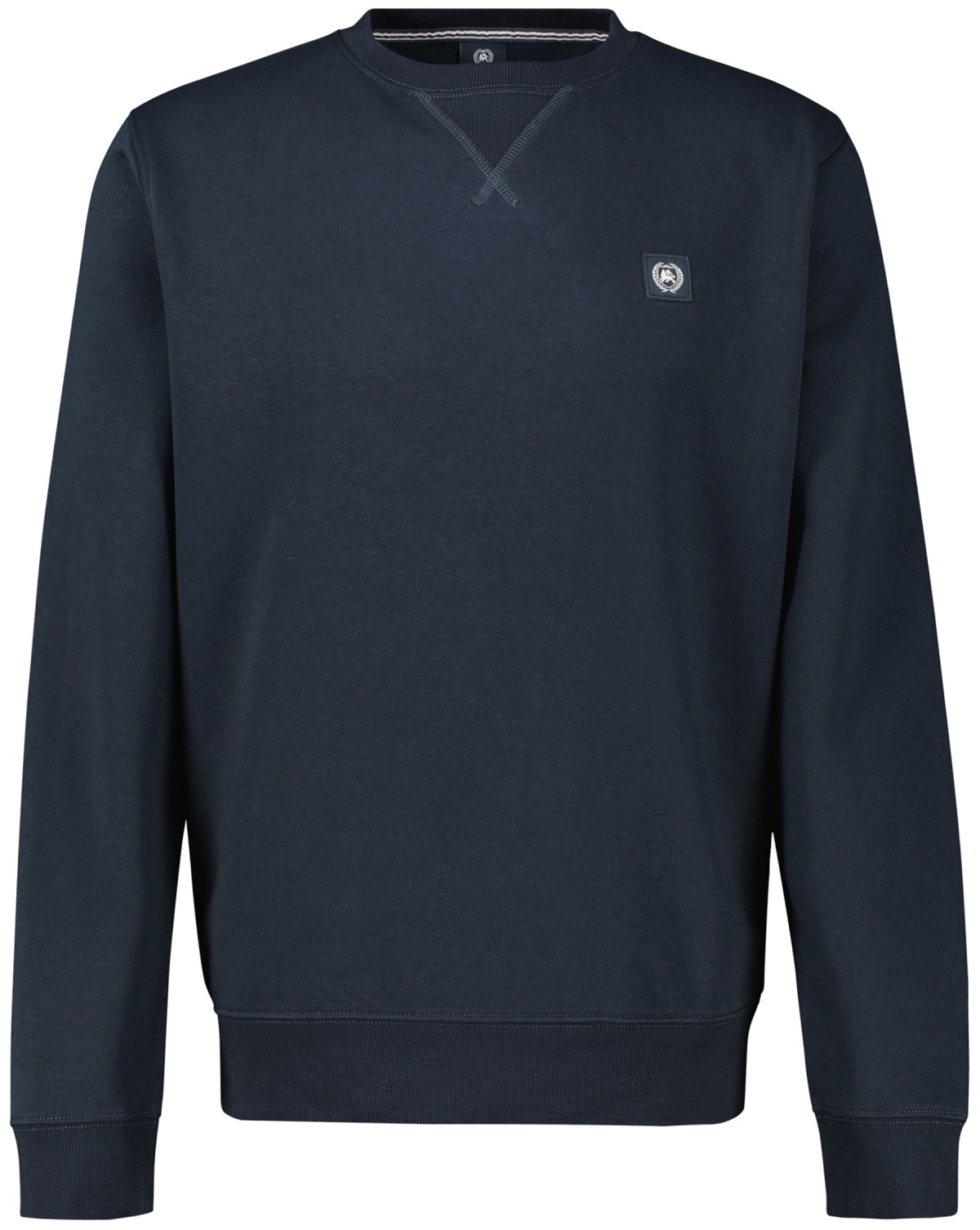 Lerros Sweatshirt - Regular Fit - Rundhals-Ausschnitt - dunkelblau
