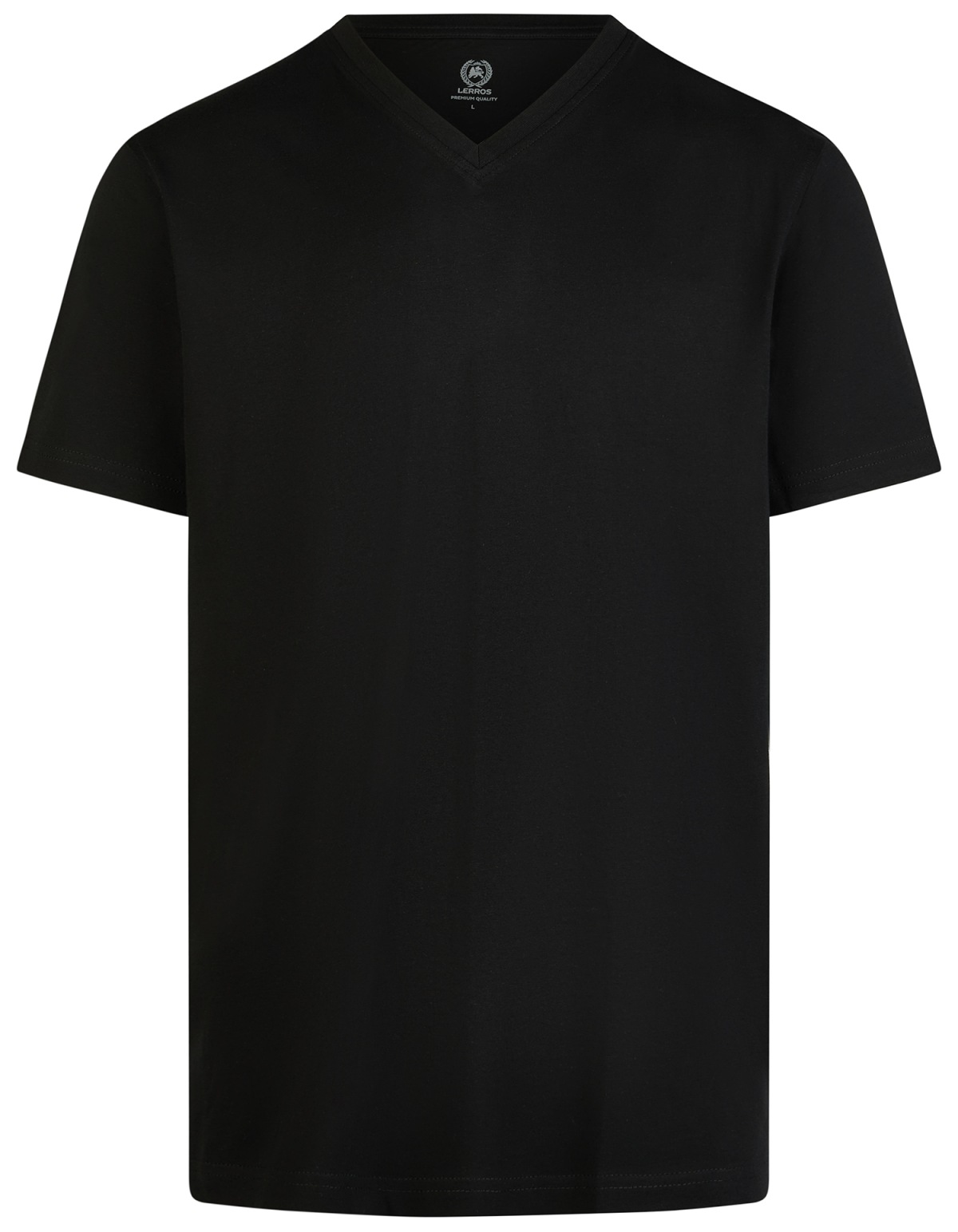 Lerros T-Shirt Doppelpack - Regular Fit - V-Ausschnitt - schwarz - ohne OVP