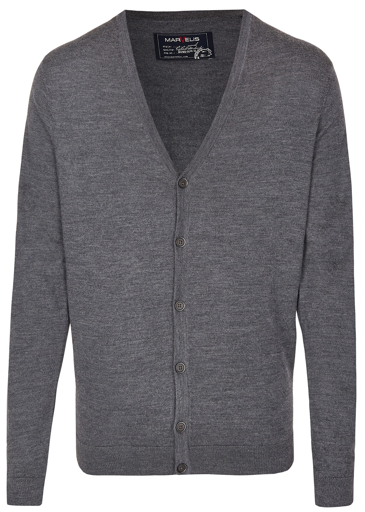 Marvelis Cardigan - Merinowolle - anthrazit - ohne OVP