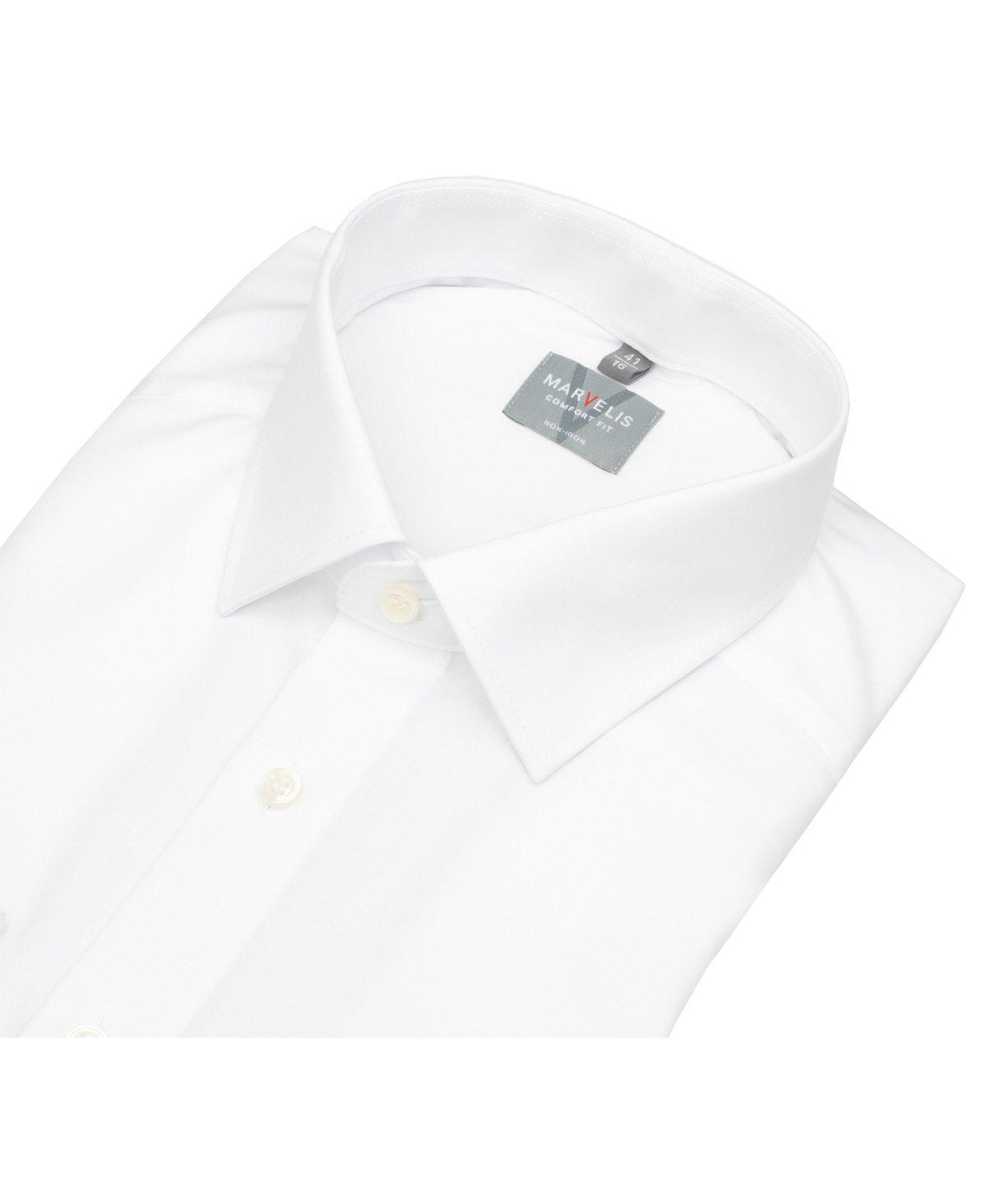 Marvelis Hemd - Comfort Fit - New Kent Kragen - weiß