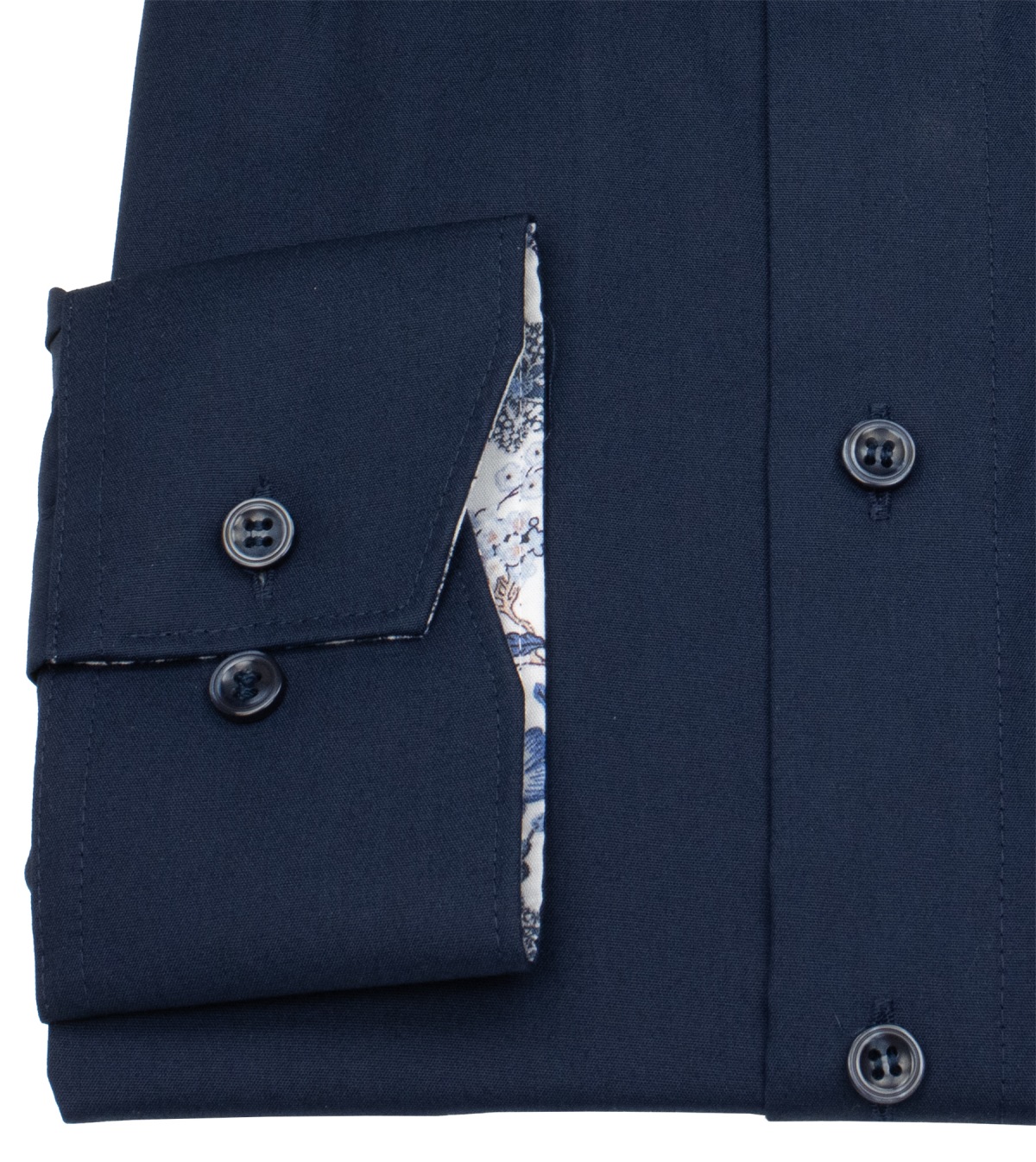 Marvelis Hemd - Modern Fit - Kentkragen - dunkelblau