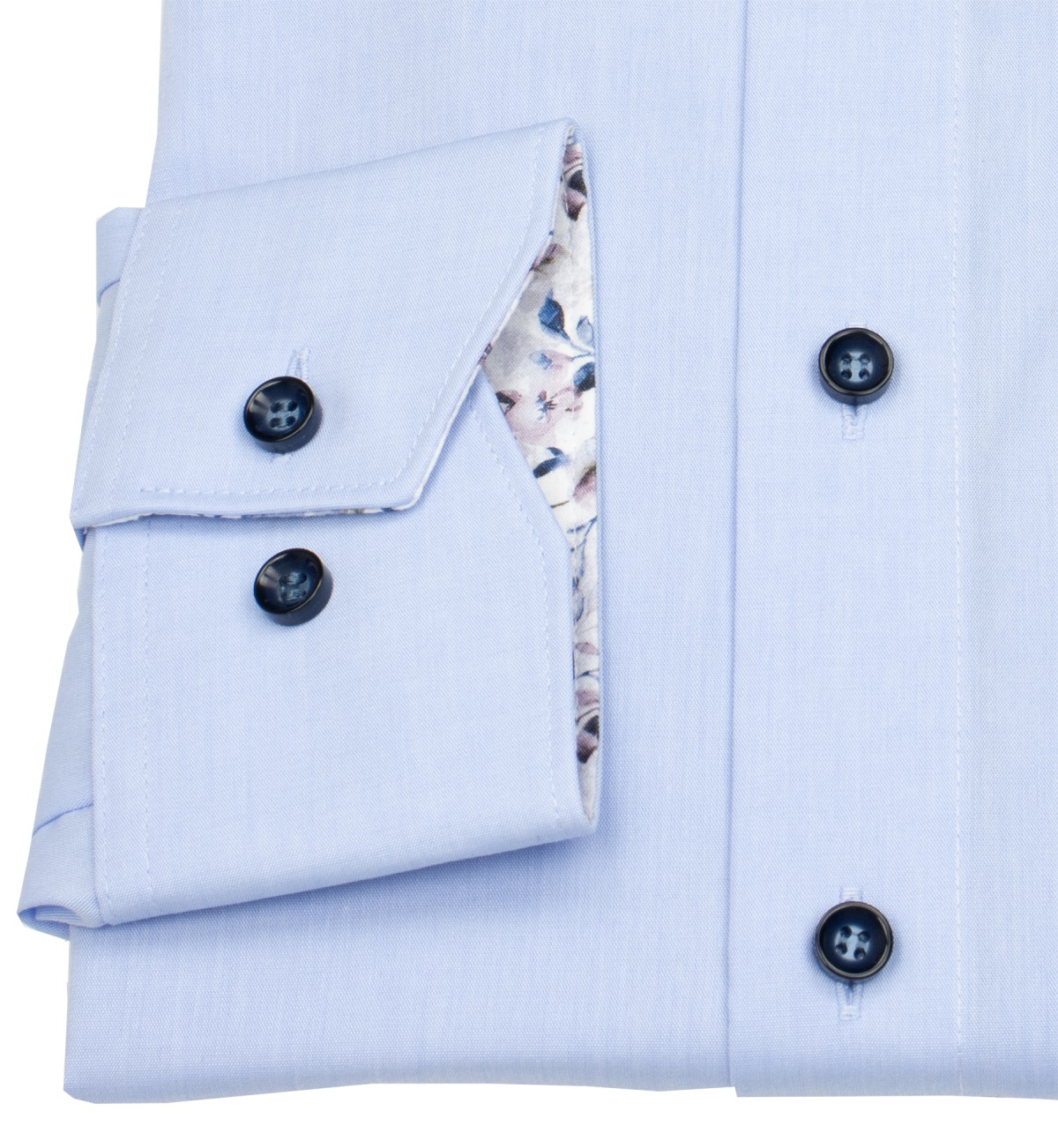 Marvelis Hemd - Modern Fit - Kentkragen - Kontrastknöpfe - hellblau - ohne OVP