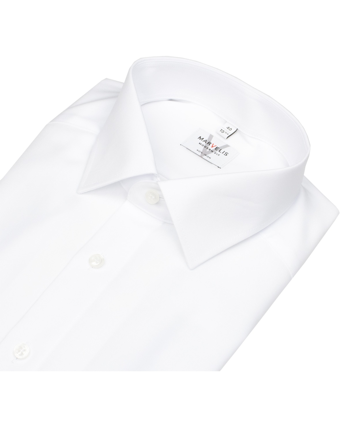 Marvelis Hemd - Modern Fit - Kentkragen - weiß