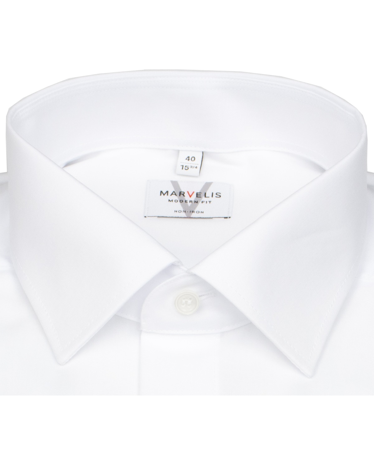 Marvelis Hemd - Modern Fit - Kentkragen - weiß