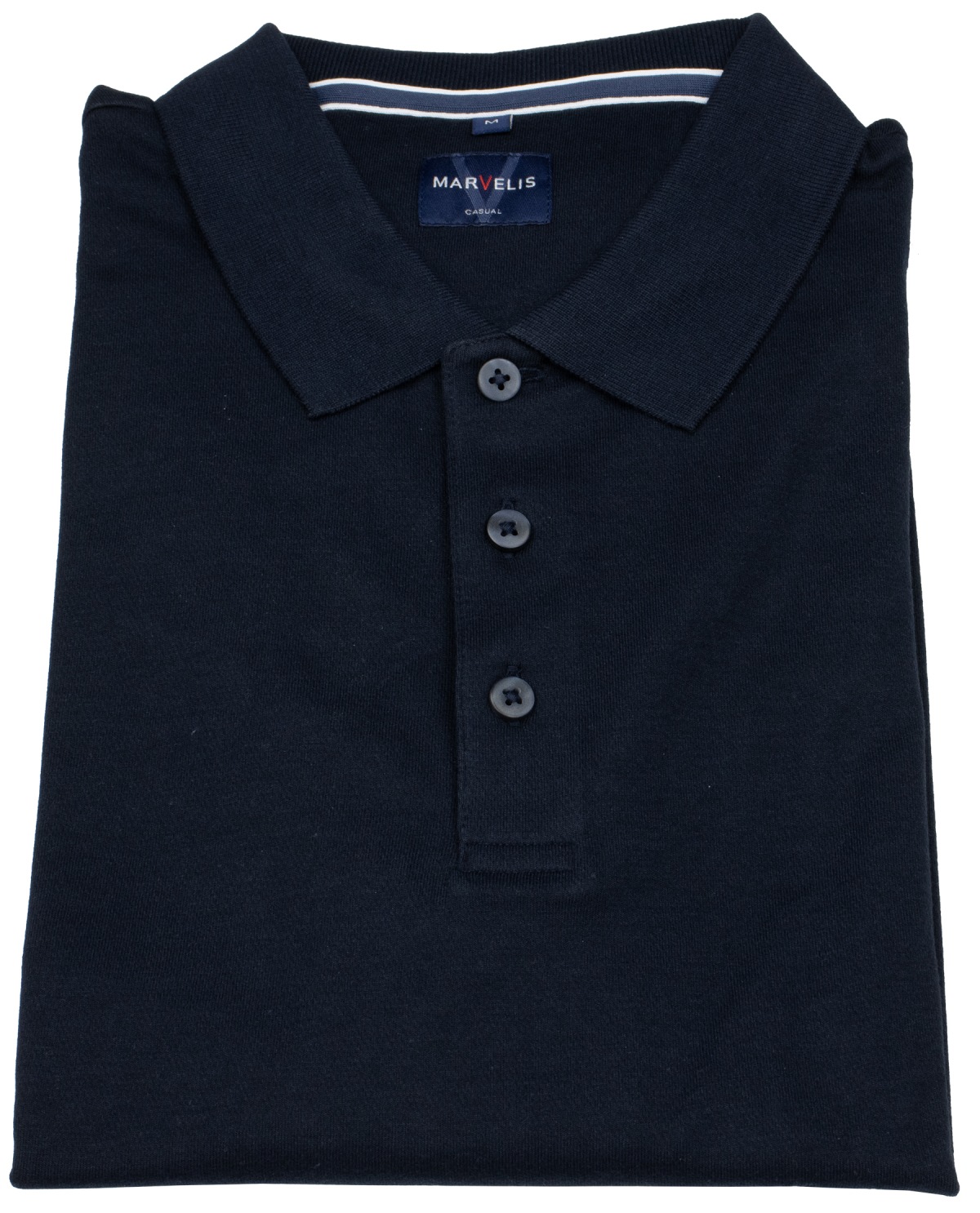 Marvelis Poloshirt - Quick Dry - Langarm - dunkelblau