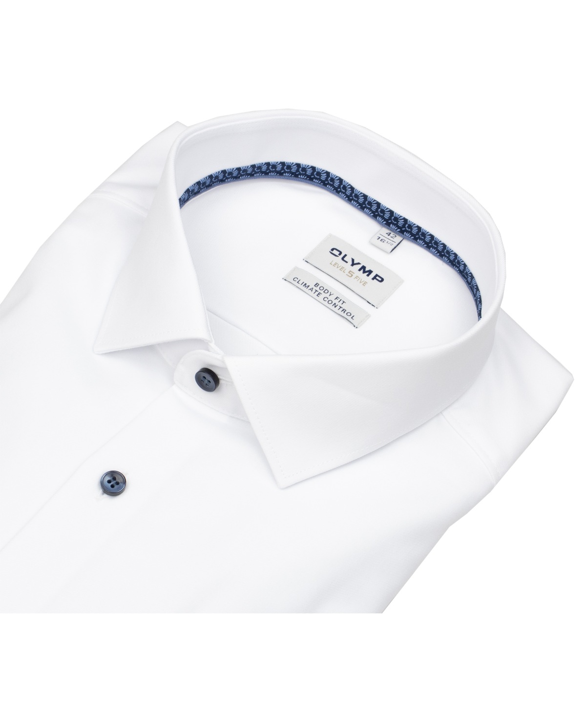 OLYMP Hemd - Level 5 Body Fit - Climate Control - weiß - extra langer 69cm Arm - ohne OVP