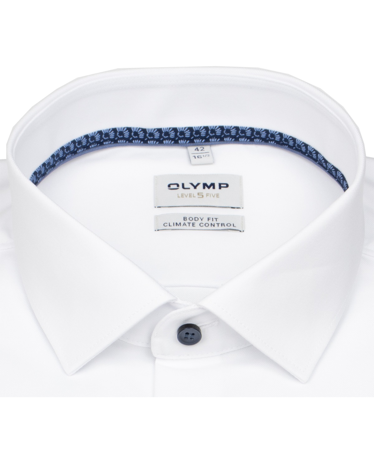 OLYMP Hemd - Level 5 Body Fit - Climate Control - weiß - extra langer 69cm Arm - ohne OVP