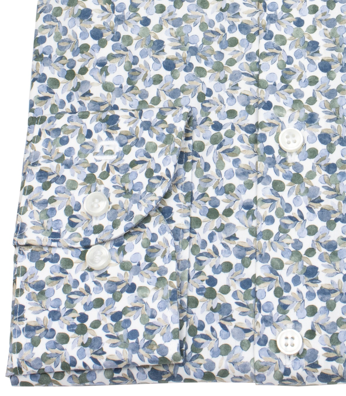 OLYMP Hemd - Level 5 Body Fit - Kentkragen - florales Muster - ohne OVP