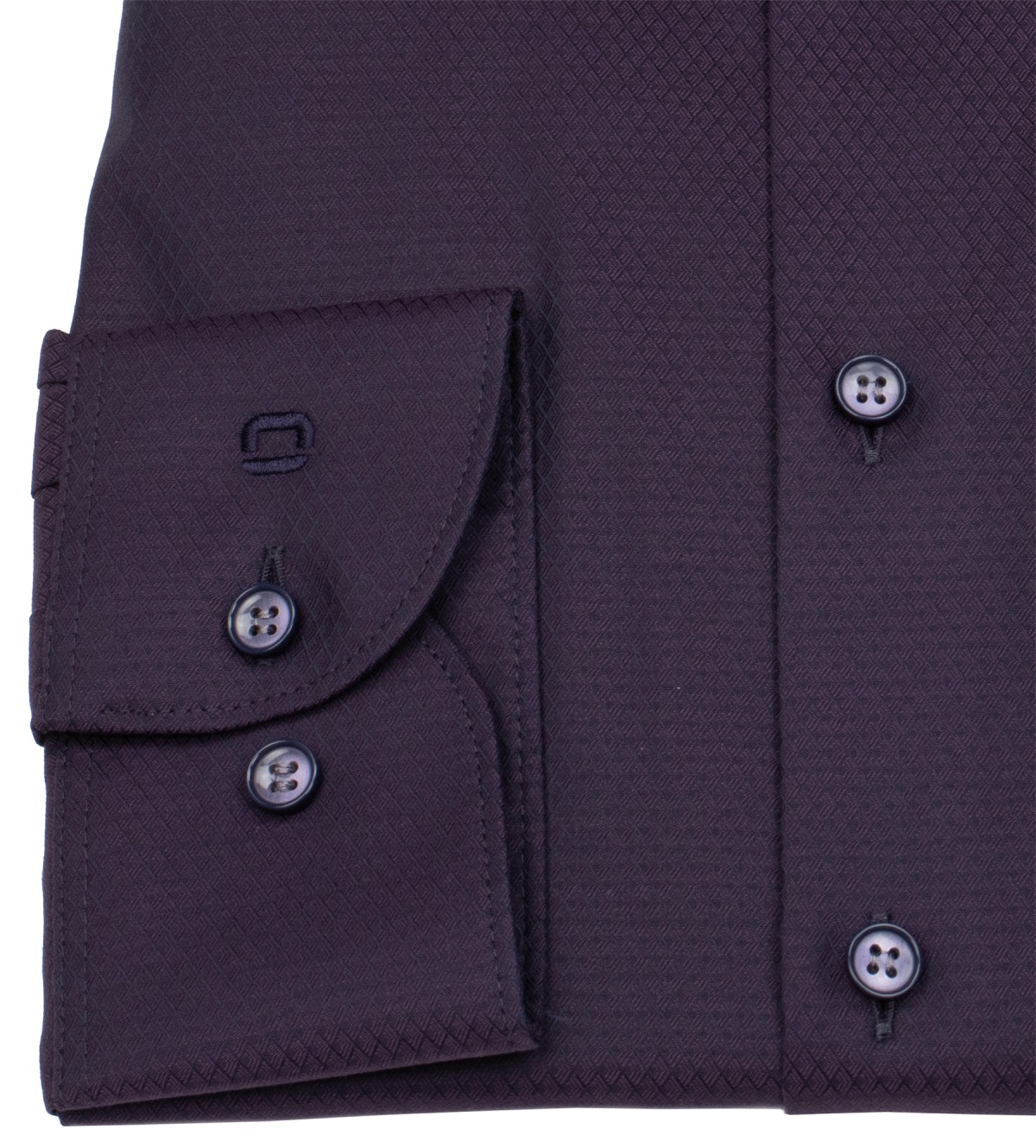 OLYMP Hemd - Level Five Body Fit - Struktur - violett