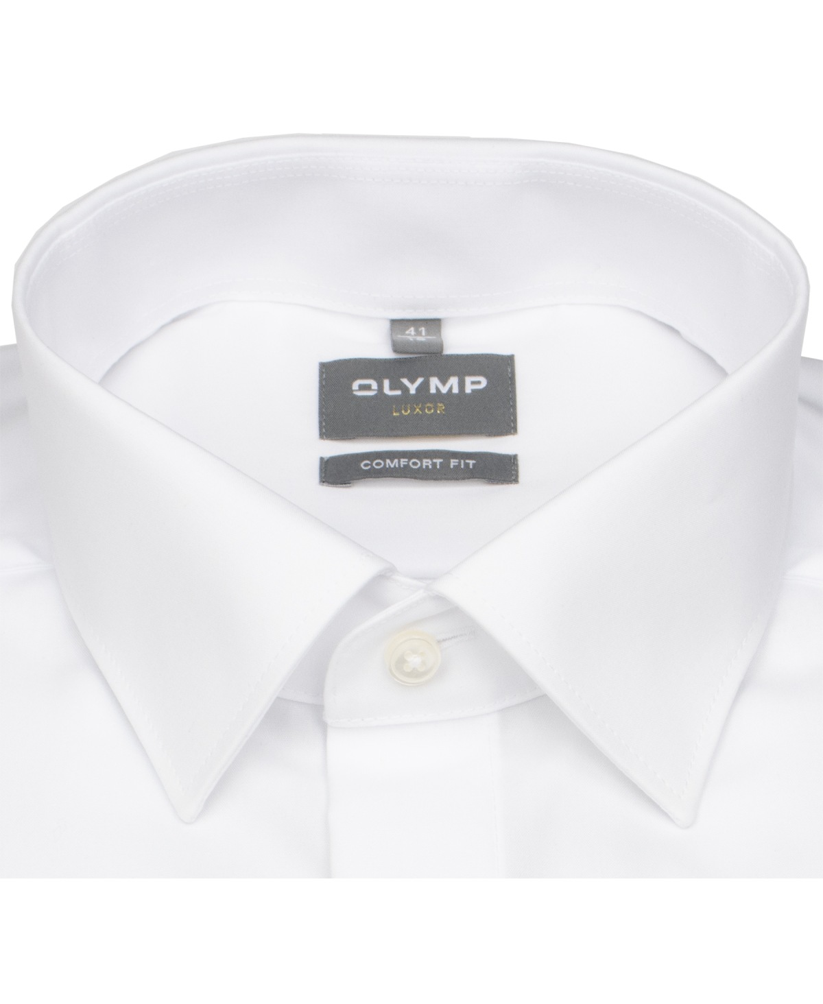 OLYMP Hemd - Luxor Comfort Fit - New Kent Kragen - weiß