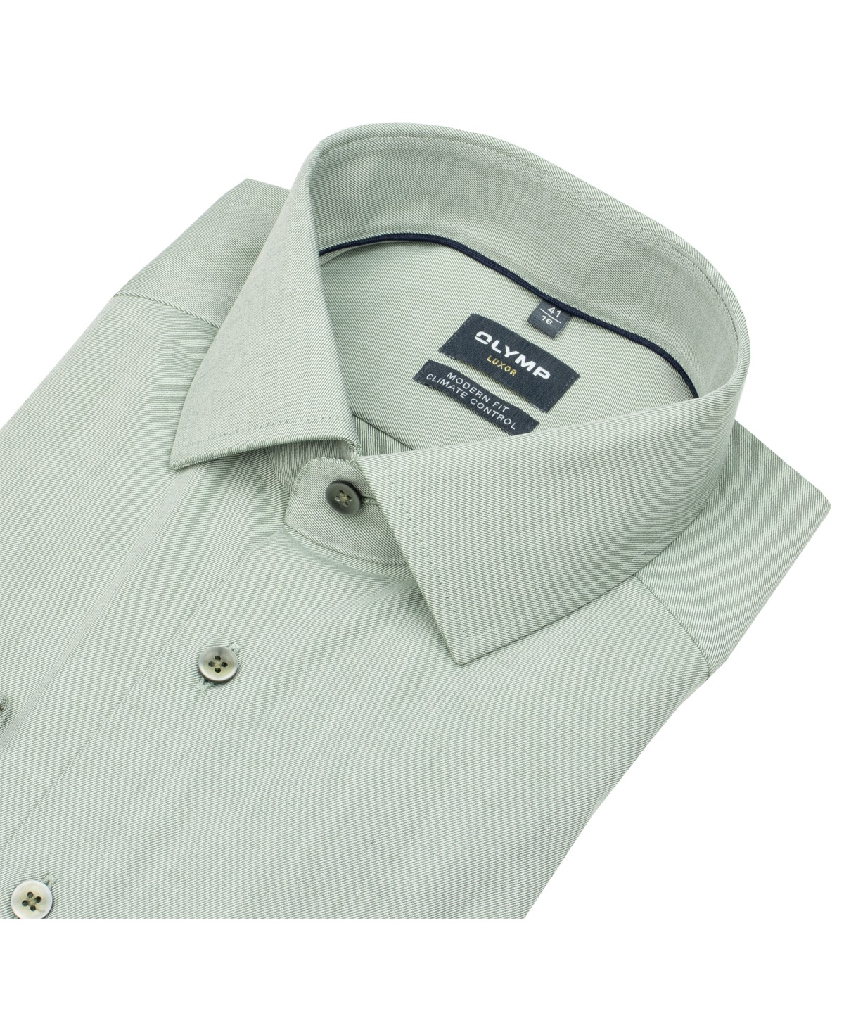 OLYMP Hemd - Modern Fit - 24/7 Climate Control - grün - extra langer 69cm Arm - ohne OVP