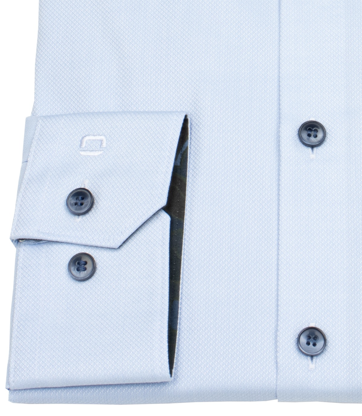 OLYMP Hemd - No. Six Super Slim - Struktur - hellblau - extra langer 69cm Arm - ohne OVP