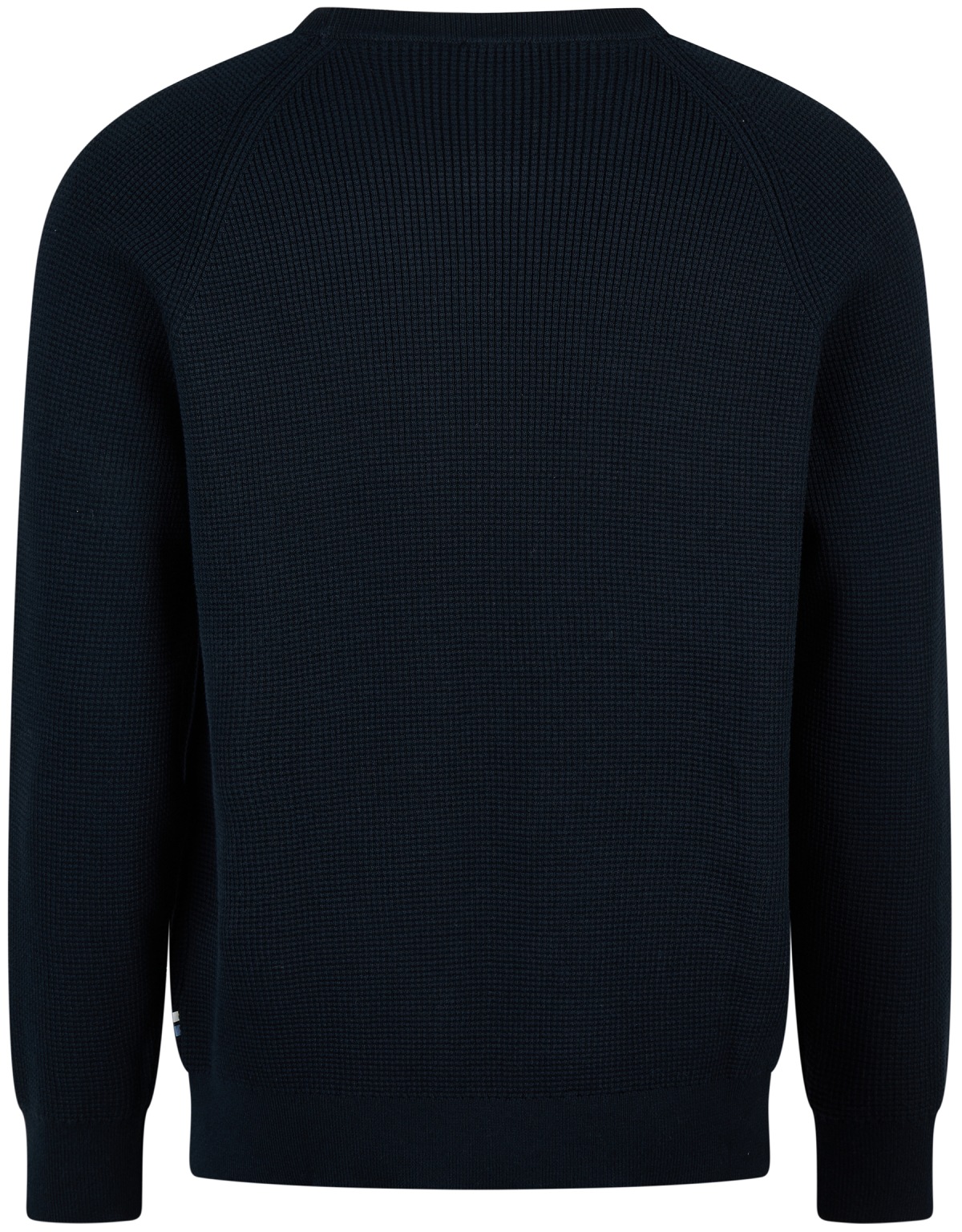 OLYMP Pullover - Rundhals-Ausschnitt - Strick - Struktur - dunkelblau