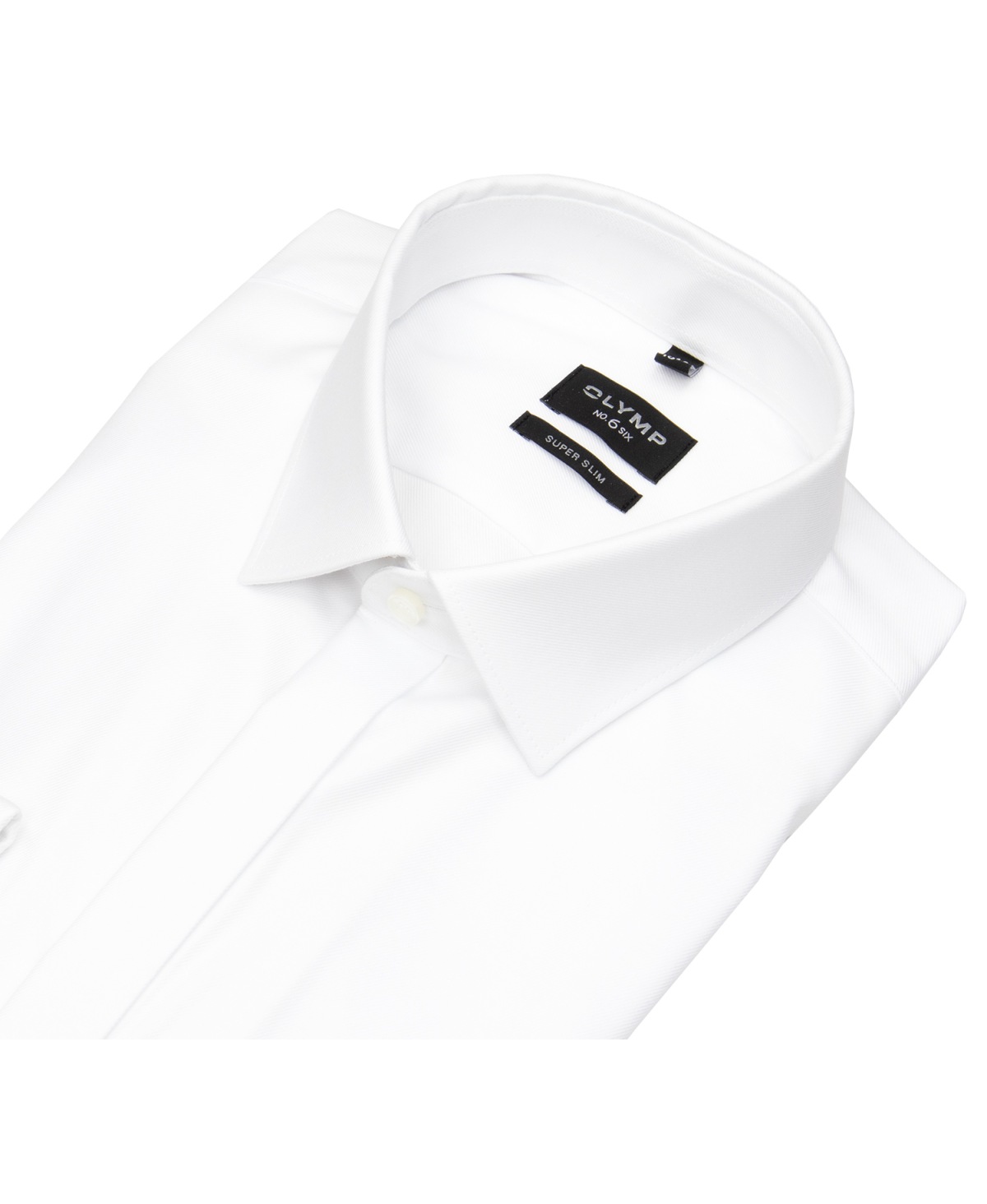 OLYMP Smokinghemd - No. Six Super Slim - Umschlagmanschette - blickdicht - weiß - ohne OVP