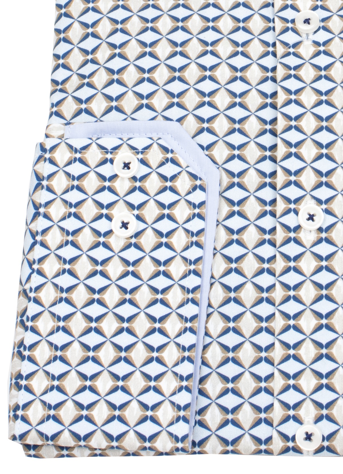 Pure Hemd - Slim Fit - Haifischkragen - blau / hellblau - ohne OVP