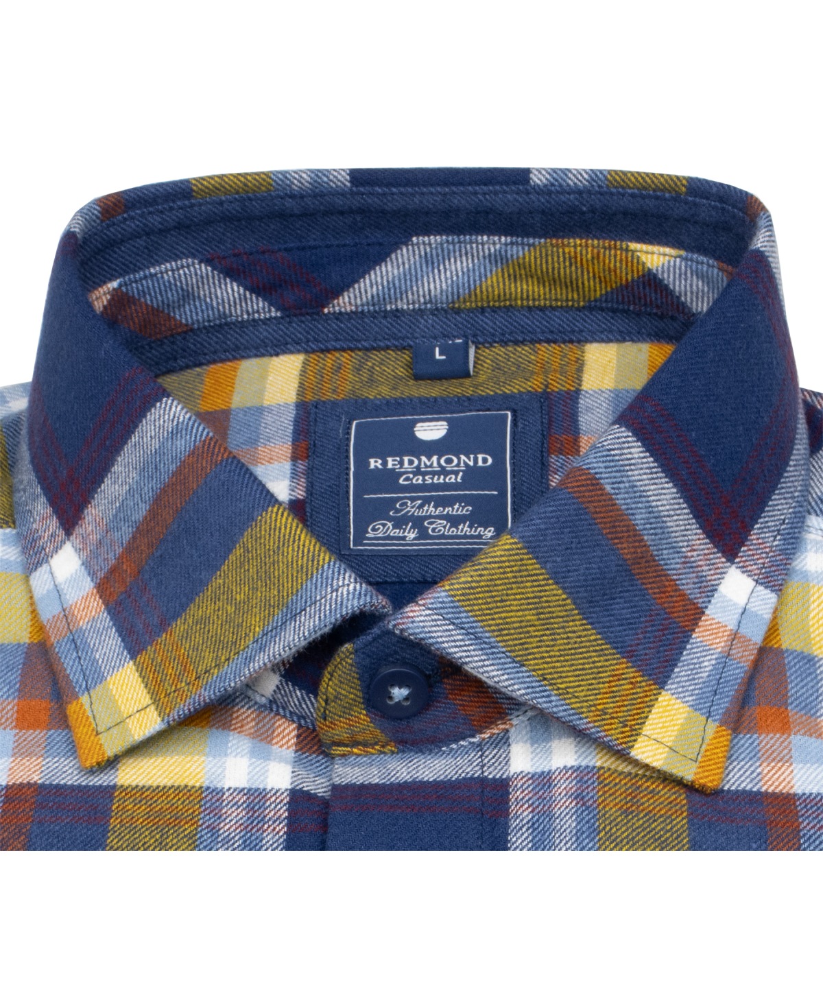 Redmond Flanellhemd - Comfort Fit - kariert - mehrfarbig - ohne OVP