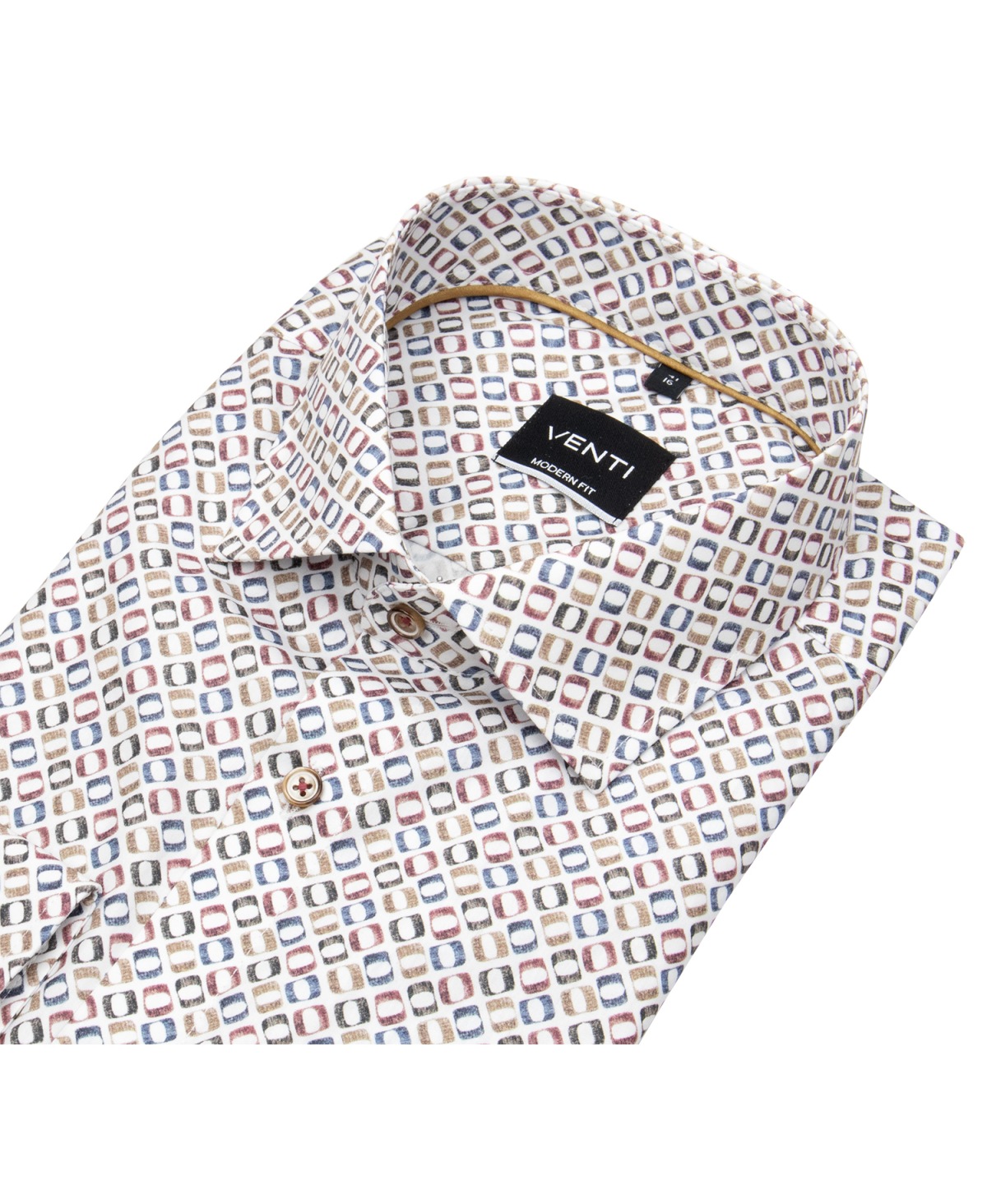 Venti Hemd - Modern Fit - Kentkragen - Print - mehrfarbig - ohne OVP