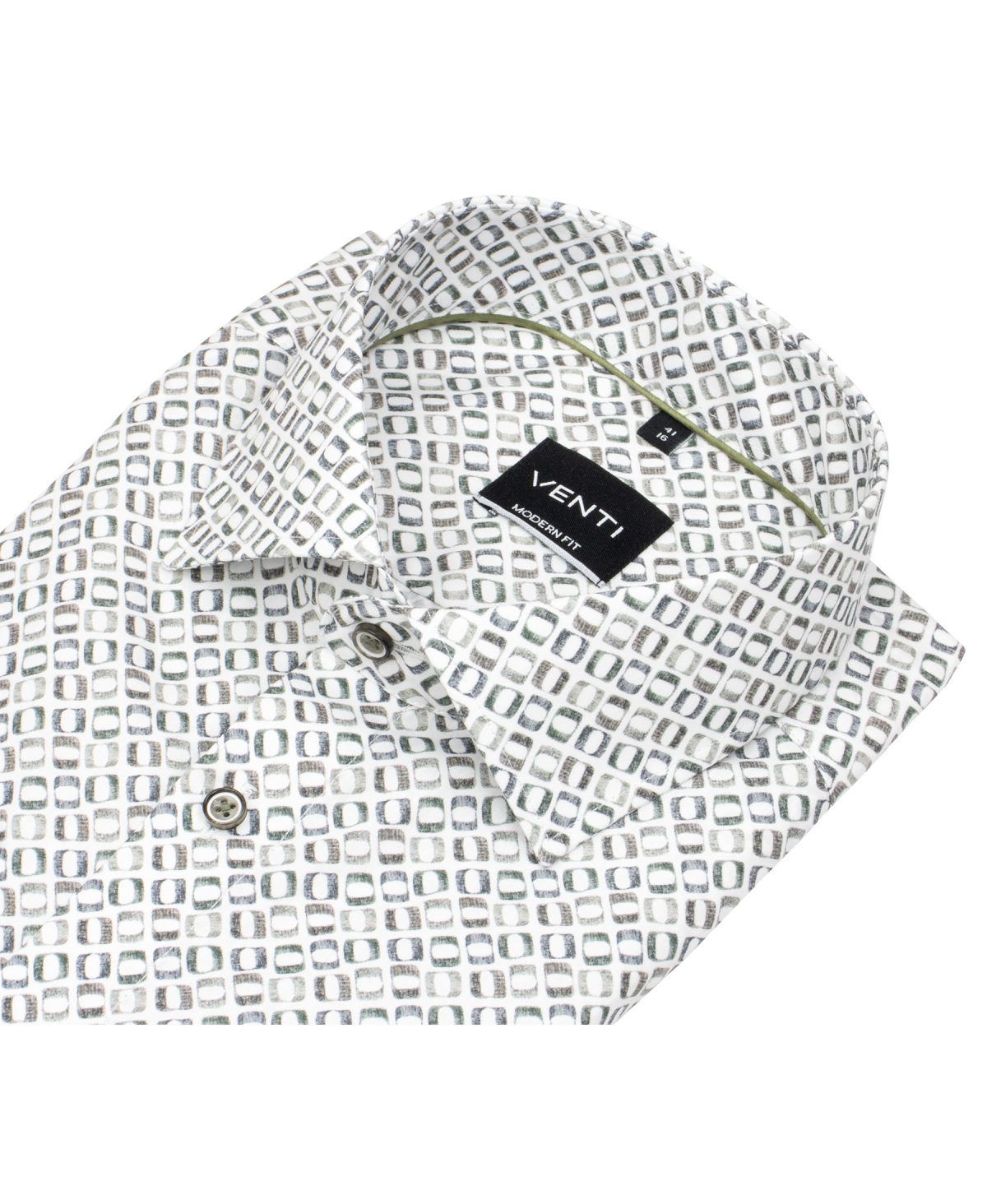 Venti Hemd - Modern Fit - Kentkragen - Print - mehrfarbig - ohne OVP