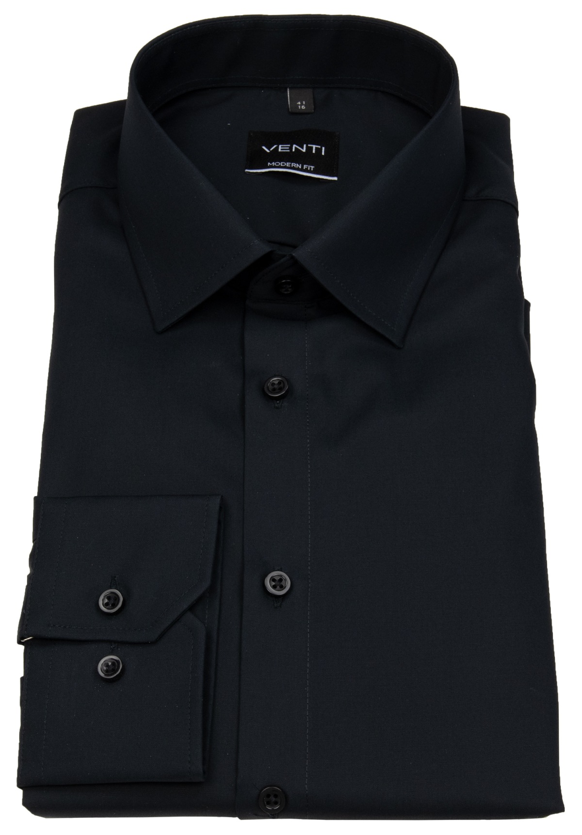 Venti Hemd - Modern Fit - Kentkragen - schwarz - ohne OVP
