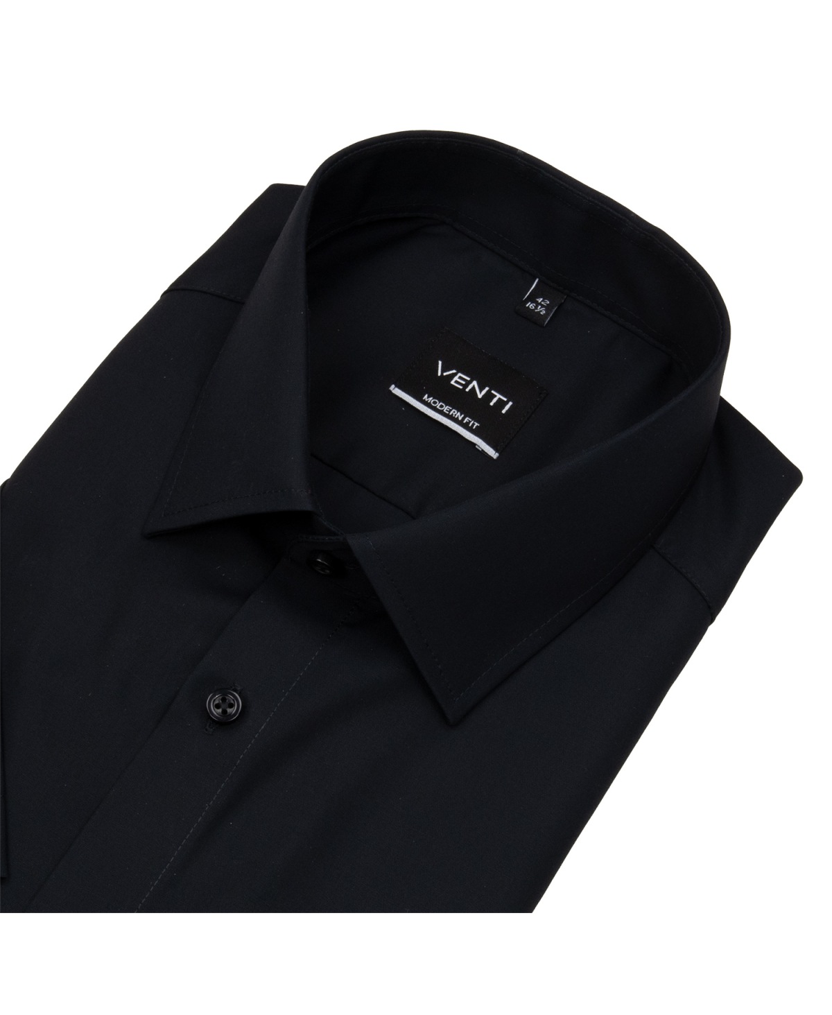 Venti Kurzarmhemd - Modern Fit - schwarz - ohne OVP