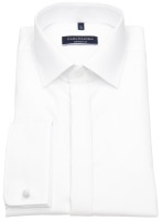 Casa Moda Smokinghemd - Comfort Fit - Umschlagmanschette - weiß