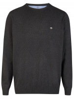Fynch-Hatton Pullover - Casual Fit - Rundhals-Ausschnitt - schwarz
