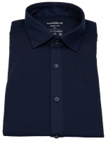 Marvelis Hemd - Body Fit - Easy To Wear Piqué - dunkelblau