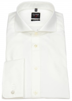 OLYMP Hemd - Level 5 Body Fit - Haikragen - Umschlagmanschette - hellbeige