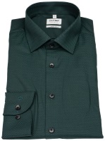 OLYMP Hemd - Level Five Body Fit - Struktur - grün